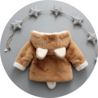 Thumbnail for CozyPrincess – Chaud et doux – Veste en peluche à capuche pour fille