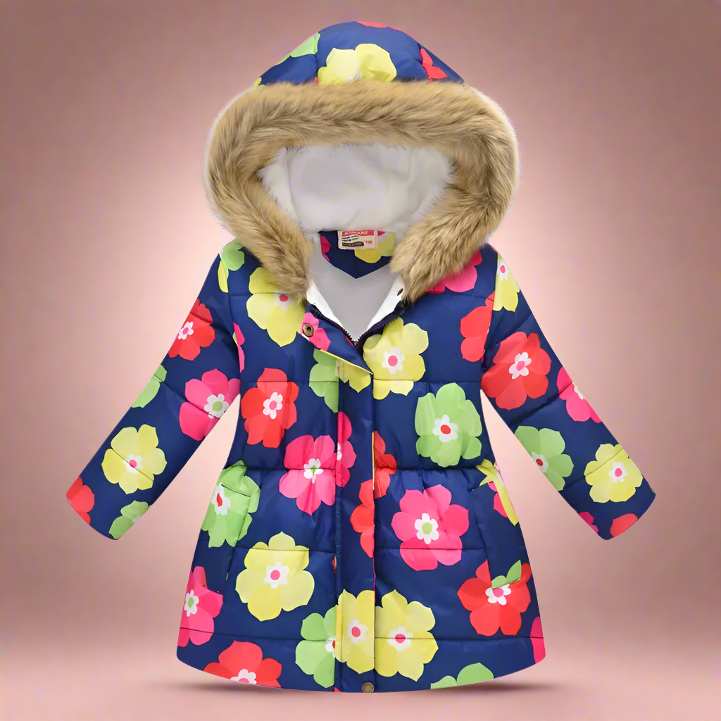 CozyTrend – Élégant et confortable – Manteau d'hiver matelassé pour filles