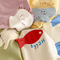 Thumbnail for LittlePatch – Dessins animés & Fun  – T-shirt pour enfant avec des écussons de dessins animés