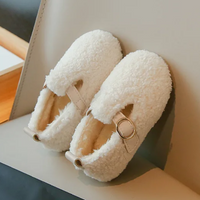 Thumbnail for WarmSteps – Confortables et douillets – Chaussons d'hiver en peluche pour enfants