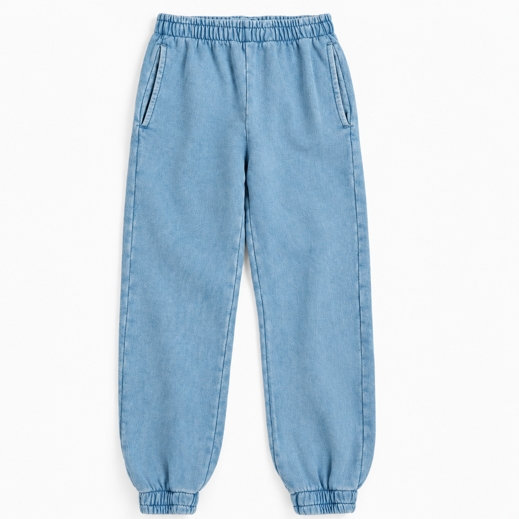 TrendStyle – Tendance et confort – Pantalon de jogging pour enfant, style denim