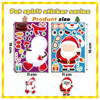 Thumbnail for Christmas Stickerset™ - Noël en autocollants - Planche d'autocollants Noël