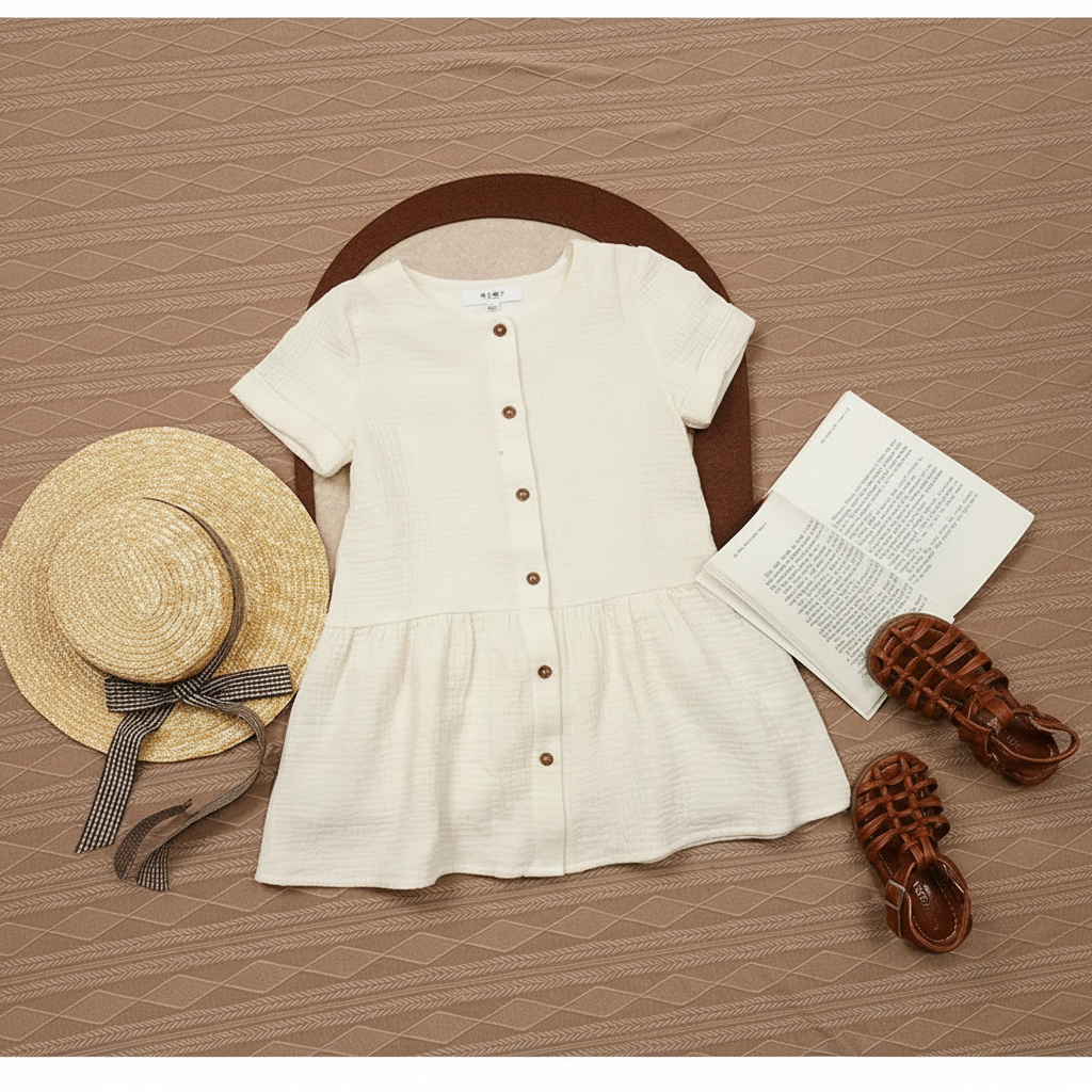 LunaDress – Élégante et légère – Robe pour enfant à la coupe en A