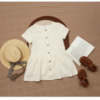 Thumbnail for LunaDress – Élégante et légère – Robe pour enfant à la coupe en A