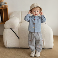 Thumbnail for LittlePatch – Doux et confortables – Pantalons pour enfants avec détails brodés