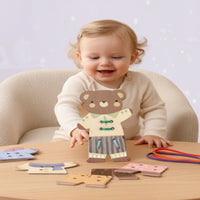 Thumbnail for ThreadBear – Adorable et éducatif – Jouet à enfiler Montessori Ours