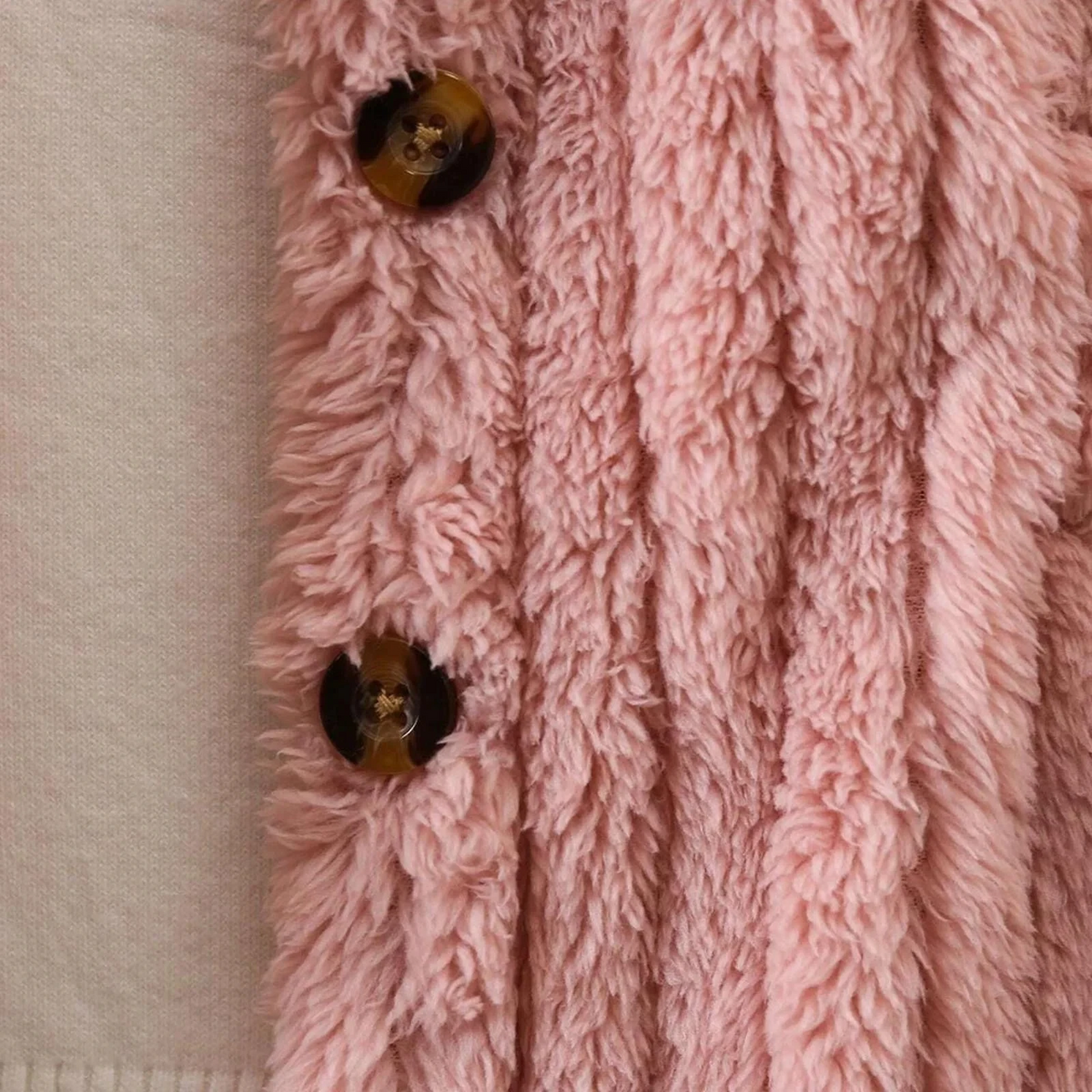 Mini Fashion - Doublure intérieure en polaire douce pour filles - Manteau d'hiver