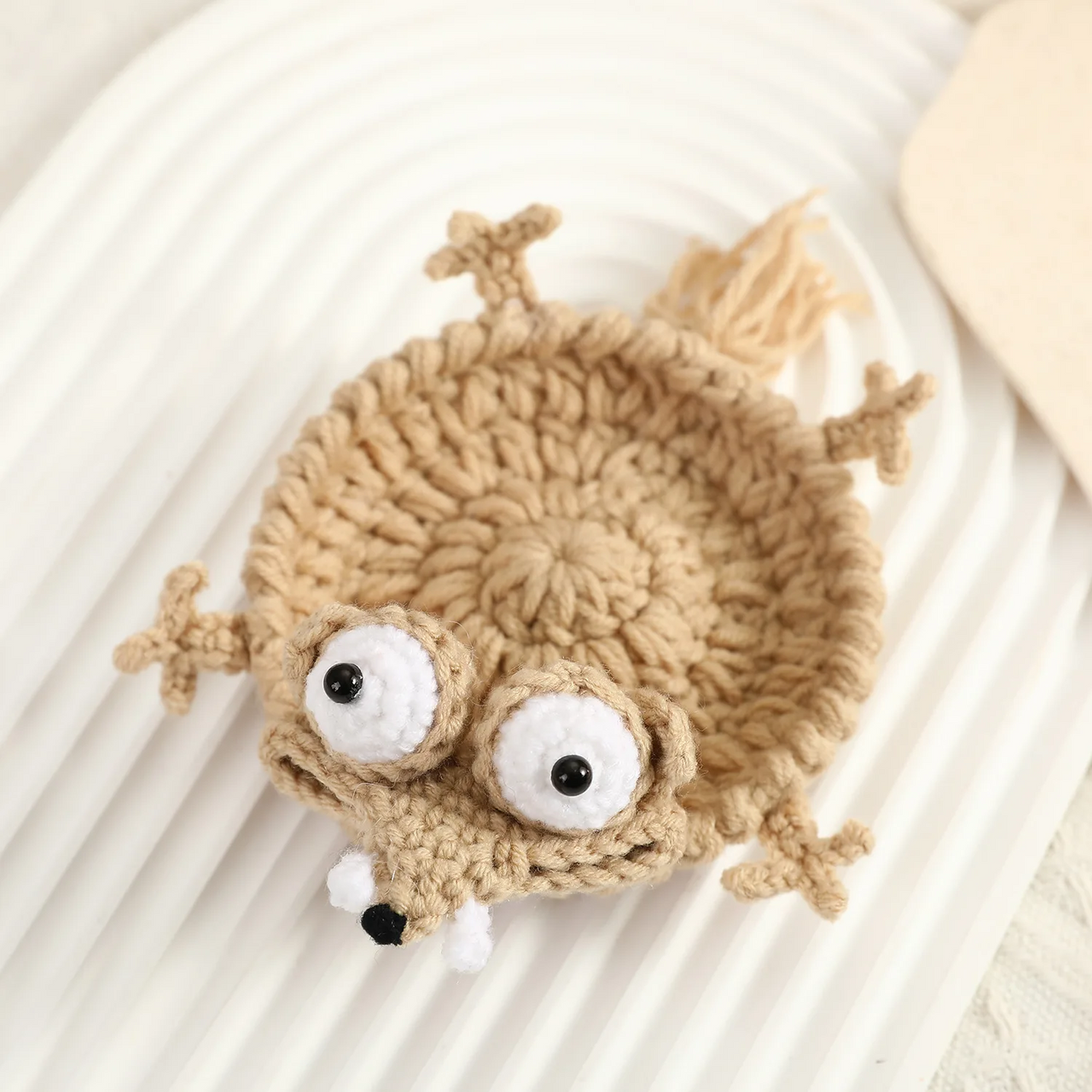 FunnyCritter – Drôle et original – Set de table « Animaux au crochet »
