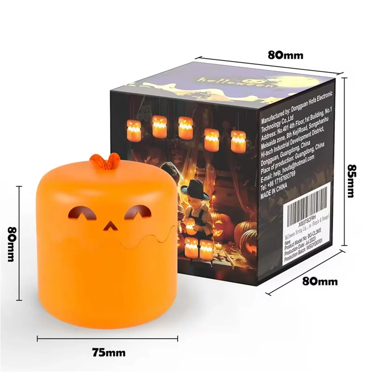 SpookyLight – Festif et unique – Lampe d'Halloween en citrouille