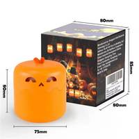 Thumbnail for SpookyLight – Festif et unique – Lampe d'Halloween en citrouille