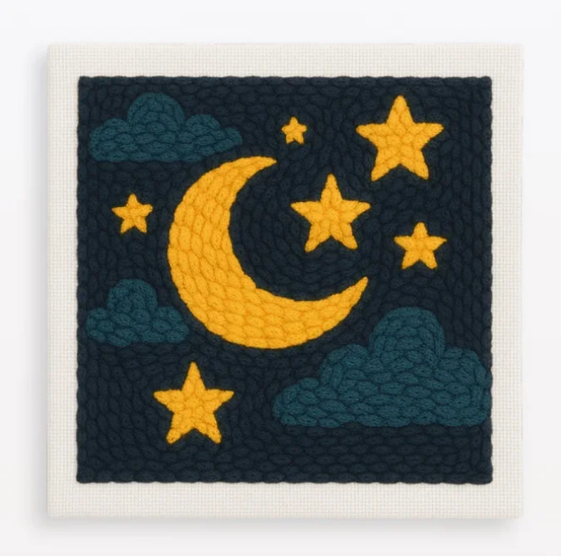 ThreadArt – Fait main & Coloré – Kit de broderie Animaux