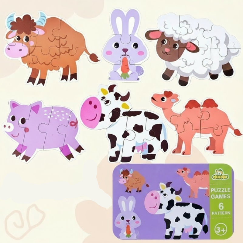 BrainBox – Apprendre & Jouer – Puzzle en bois 3D