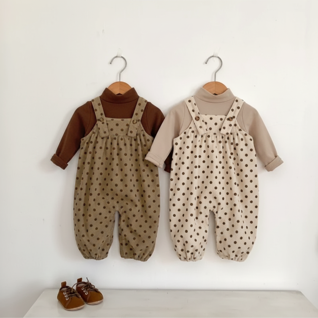 BabyBloom – Mignon et confortable – Combinaison à motifs à pois