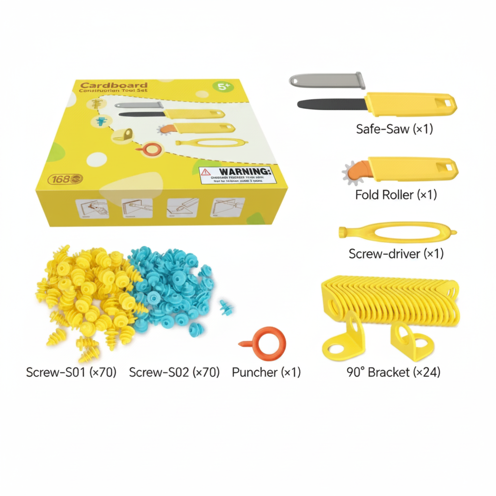 CardboardMaster – Ludique et éducatif – Kit de bricolage en carton
