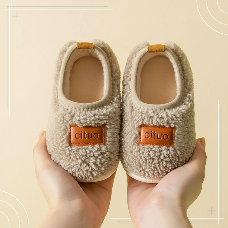 Cituo – Chauds et doux – Chaussons d'hiver