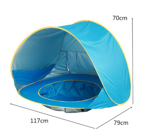 BabyShade™ - Tente UV Pop-Up - Protection Idéale pour Bébé au Soleil !