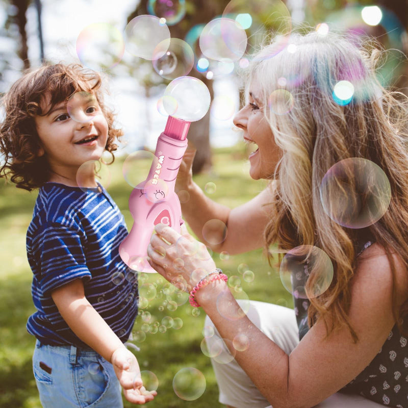 Electric Bubble Maker – Rechargeable et avec lumière pour enfants
