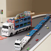 CarHauler – Ludique et aventureux – Kit de jeu « Transporteur de voitures » avec des voitures de course
