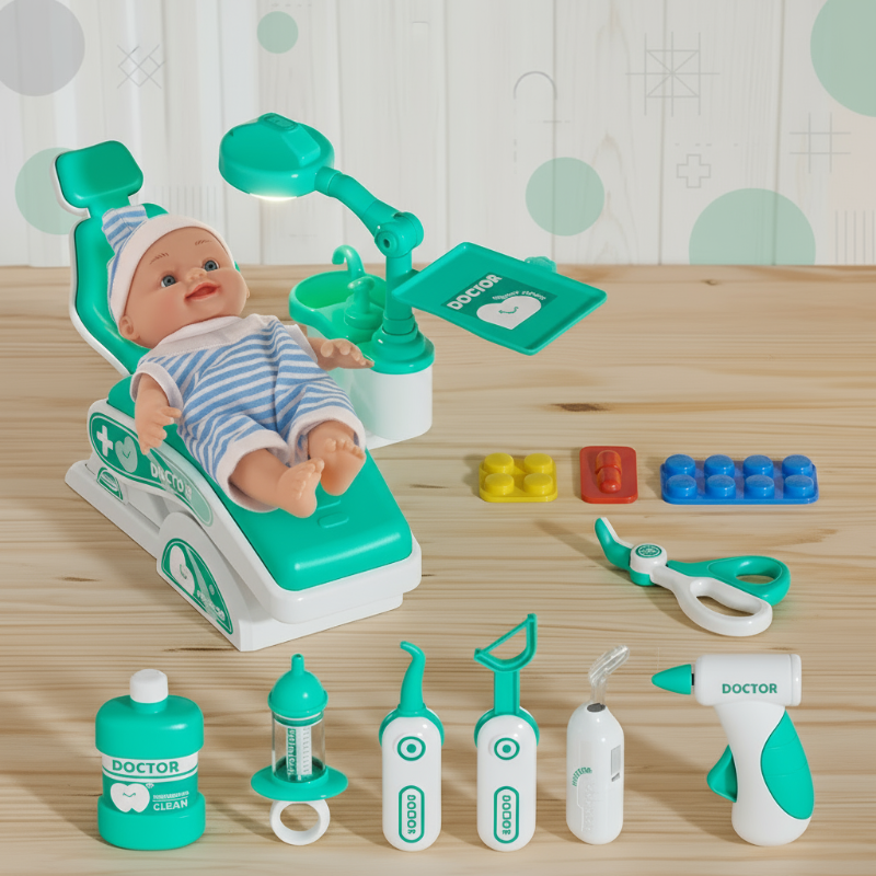 MedJoy – Éducatif et interactif – Set de jeu médecin et dentiste