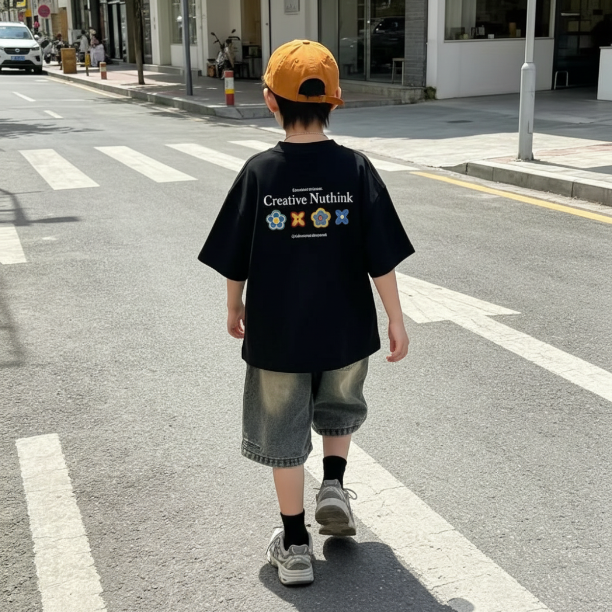 MiniStyle – Qualité et élégance – T-shirt « Creative Nuthink »