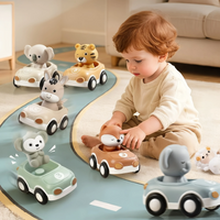 Thumbnail for AnimalRide – Ludique et mignon – Voitures en silicone en forme d'animaux (lot de 3)