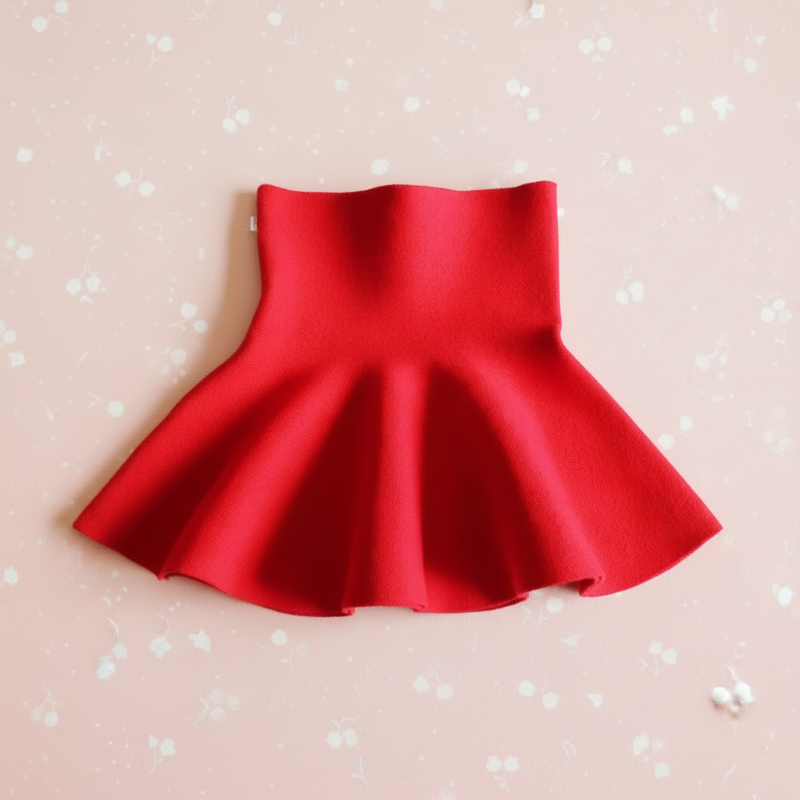 Girls Knitted Skirt – Confort et style – Jupe pour enfant