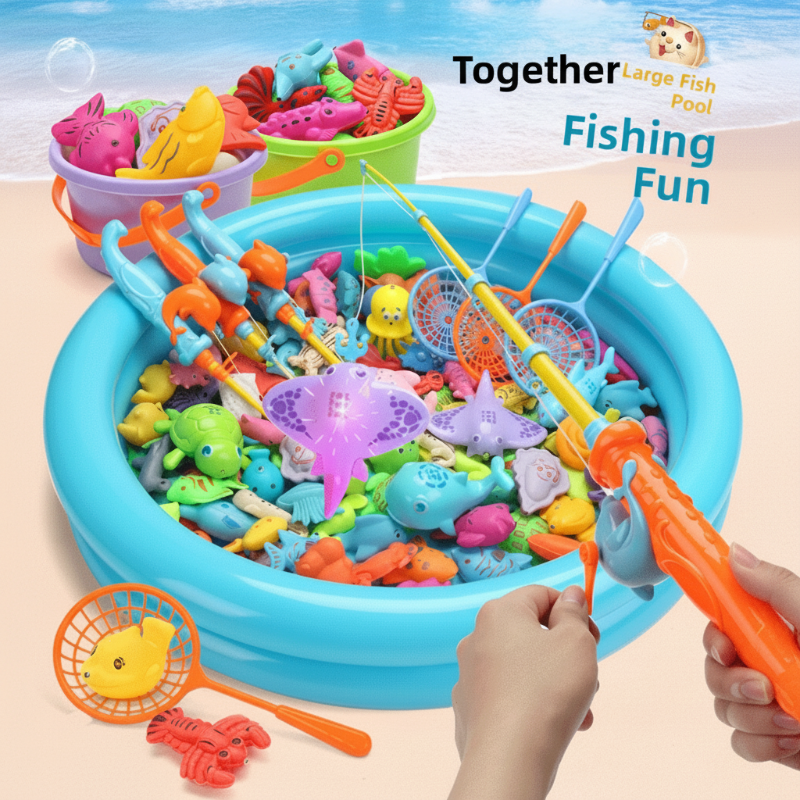Fishing Game – Apprentissage et découverte – Jeu de pêche magnétique