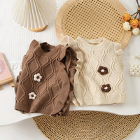 Thumbnail for LittlePetal – Mignon et confortable – Gilet sans manches pour fille à motifs floraux