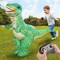 Thumbnail for MegaDino – Aventure et interactivité – Dinosaure gonflable télécommandé