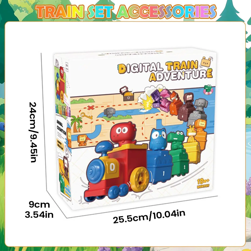 SmartTrain – Éducatif et ludique – Coffret de train pour enfants