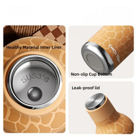 Thumbnail for AnimalSip – Mignon et pratique – Gourde isotherme en acier inoxydable pour enfants avec motif d'animaux