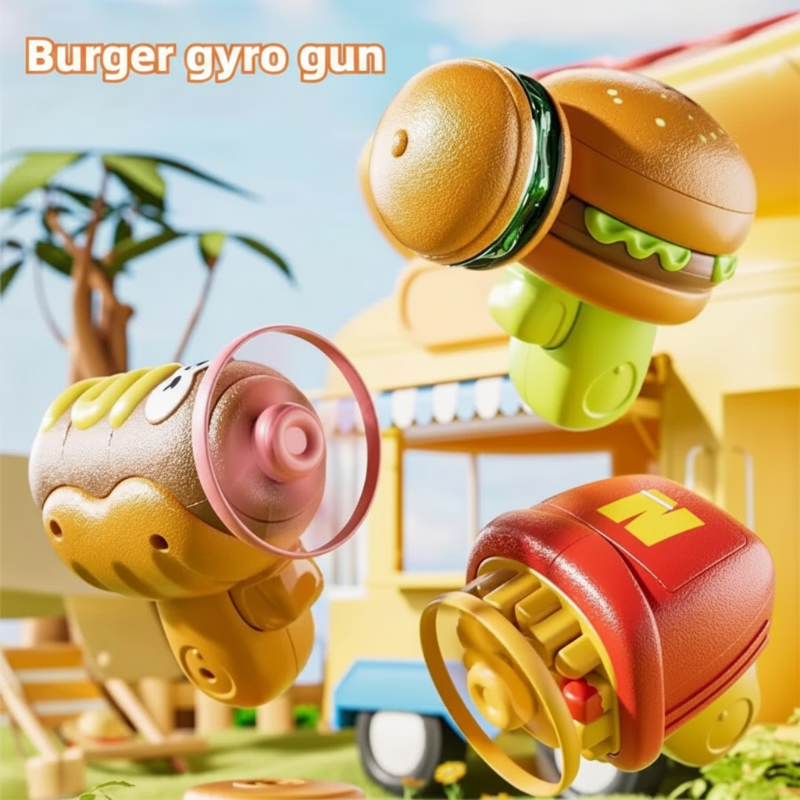 Flying Disk Toy – Créativité et mouvement – Gyro Gun