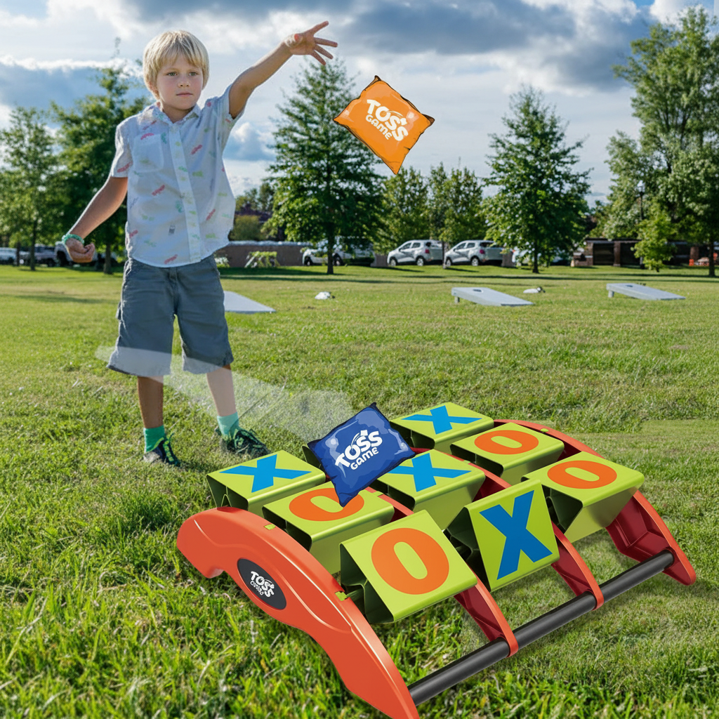 SkillShot – Sportif et stimulant – Jeu « Morpion » avec des sacs de fèves