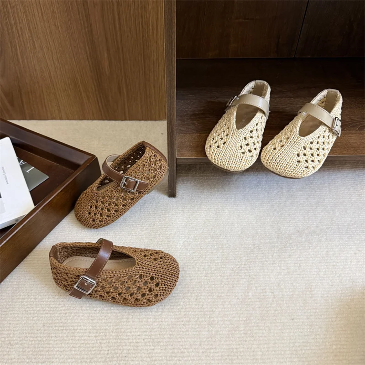 LittleWalkers – Confort et respirabilité – Ballerines Mary Jane