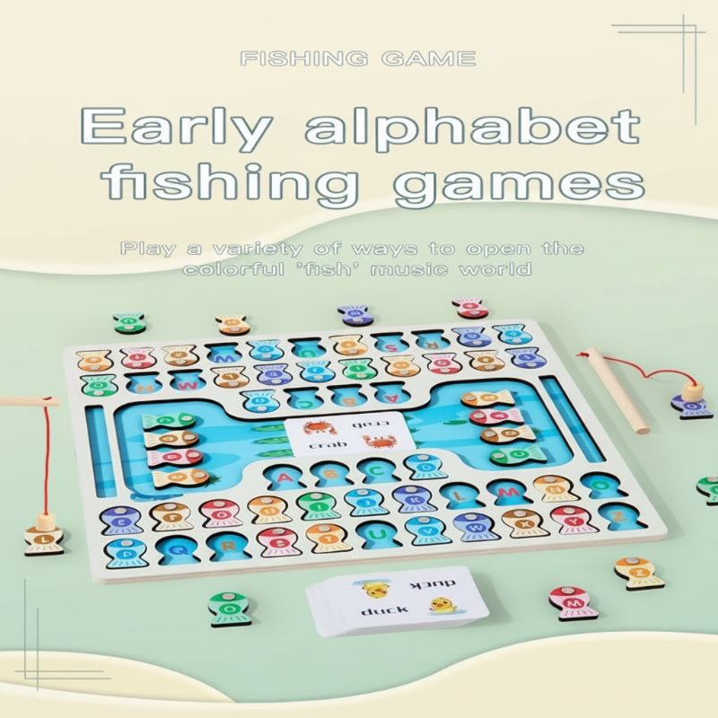 EduFish – Magnétique et éducatif – Jeu d'apprentissage de l'alphabet