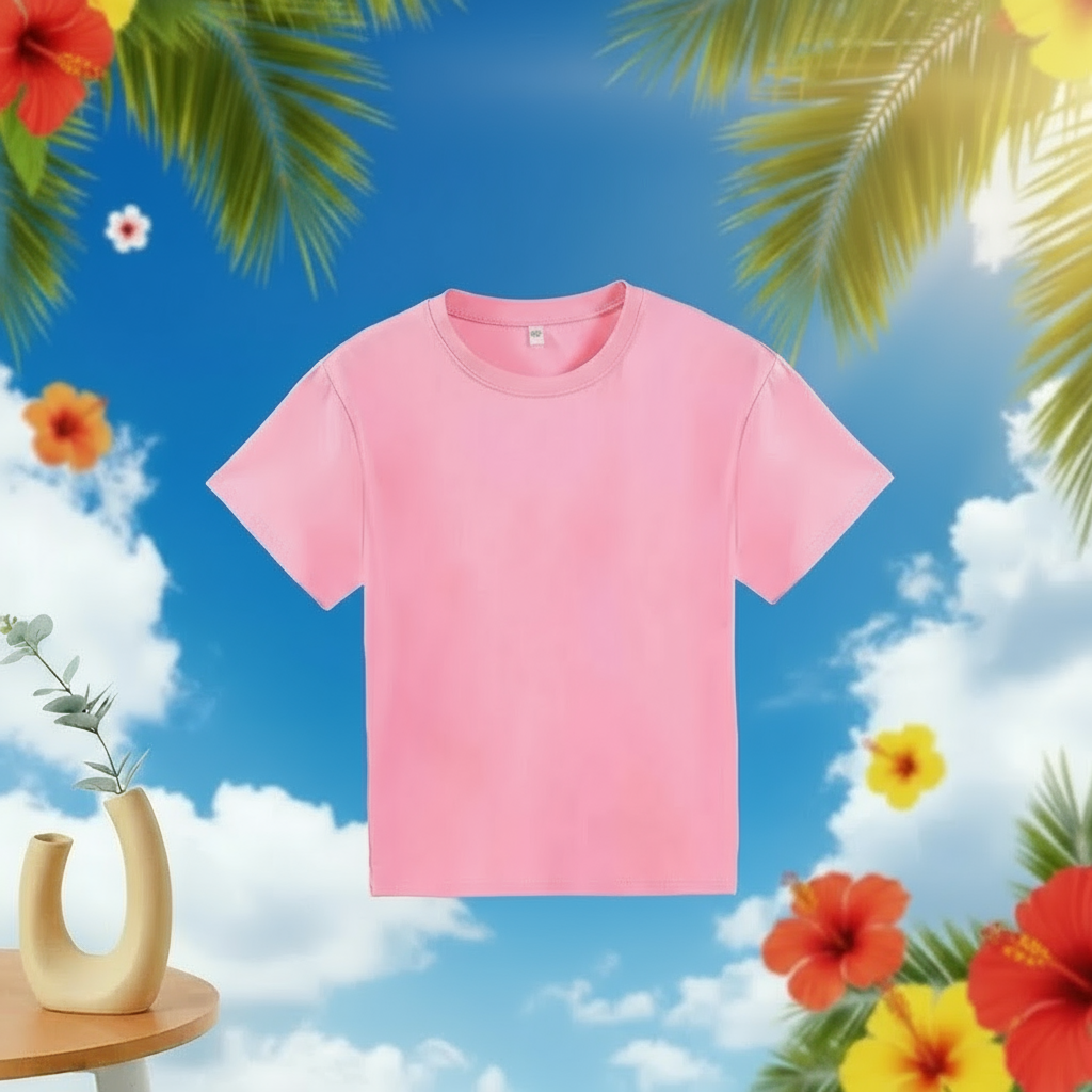 LumiWear – Frais et intemporel – T-shirt basique à manches courtes
