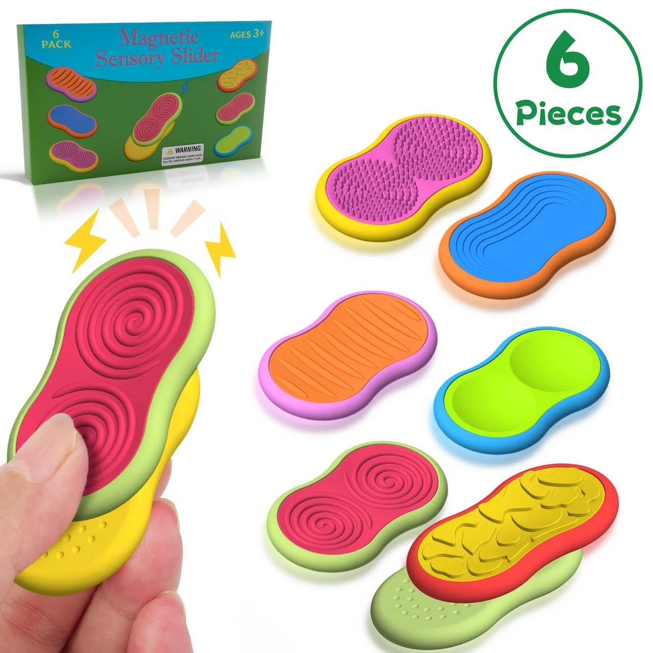 SensorySlide – Apaisant et interactif – Jouet anti-stress magnétique