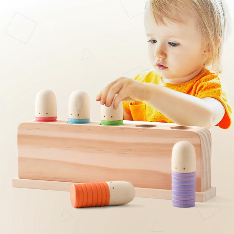Color Spring – Jouer et se développer – Jouets sensoriels en bois pour bébés