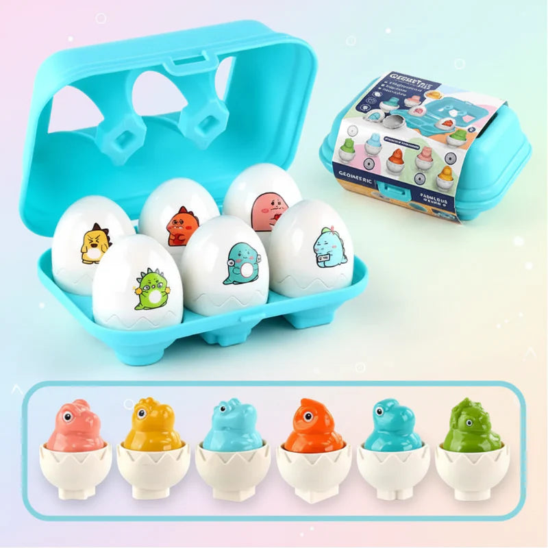 Montessori 3D Eggs Puzzle – Une activité sympa pour Pâques : un jeu de tri d'œufs