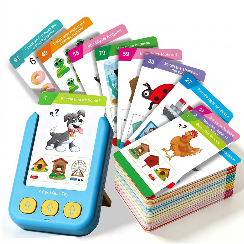 TalkyCards – Interactif et éducatif – Des cartes flash parlantes pour les enfants