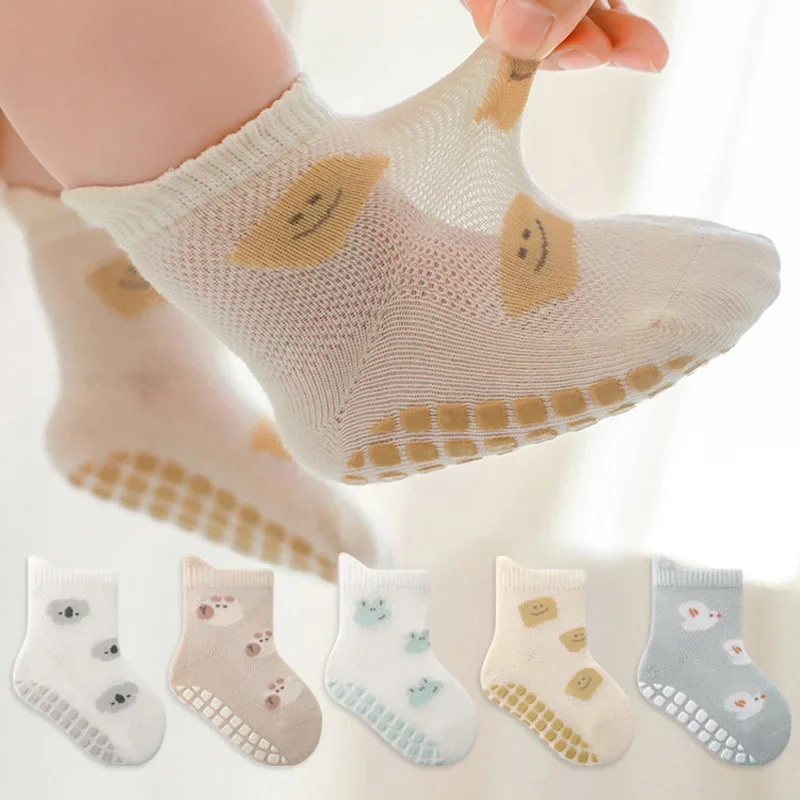 Soft Grip Socks – Douces et pratiques – Chaussettes antidérapantes pour bébé