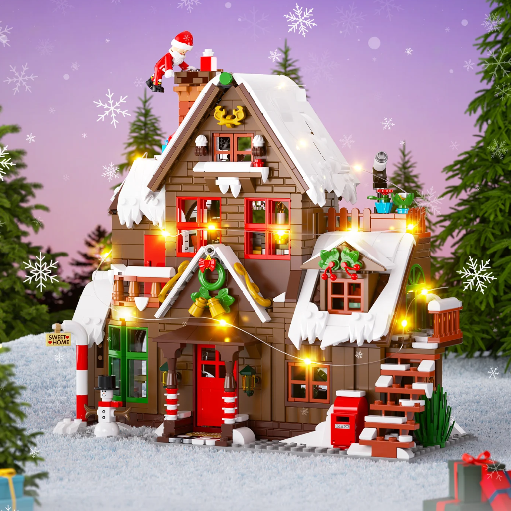 ChristmasHome – Festif et créatif – Kit de construction « Maison de Noël »