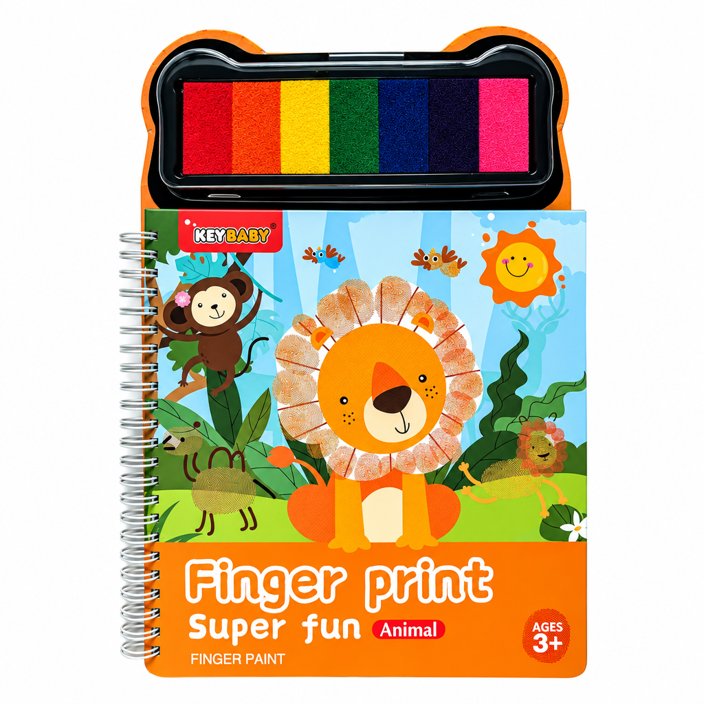 FingerArt – Créatif et coloré – Livre de peinture au doigt pour enfants