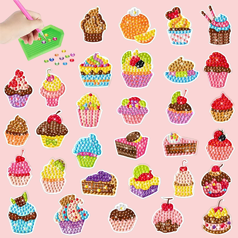 GemArt – Ombré et brillant – Autocollants pour peinture au diamant