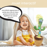 Thumbnail for Happy Cactus™ - Jouet qui réagit aux sons - Cactus dansant