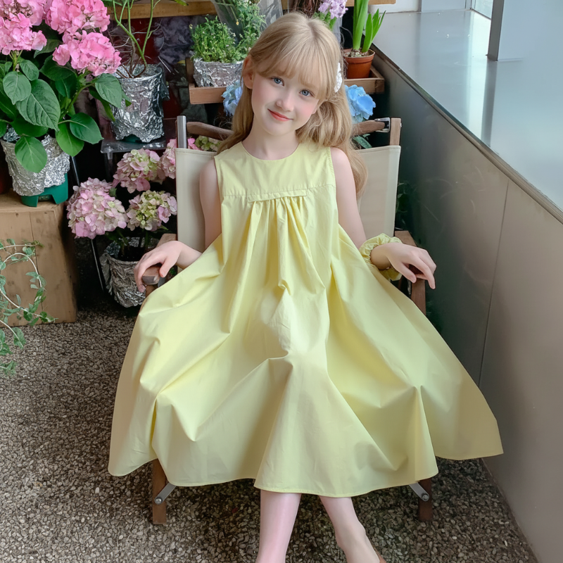 Summer Dress – Légère et estivale – Robe d'été jaune