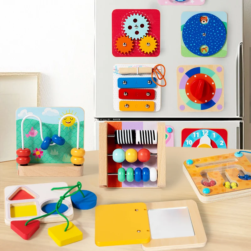 TinySkills – Créatif et éducatif – Tableau d'activités magnétique Montessori