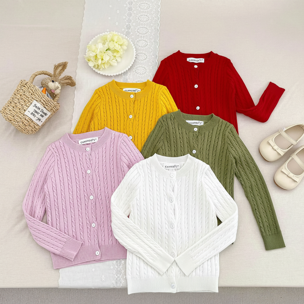 CozyBelle – Élégant et chaleureux – Cardigan tricoté à boutons