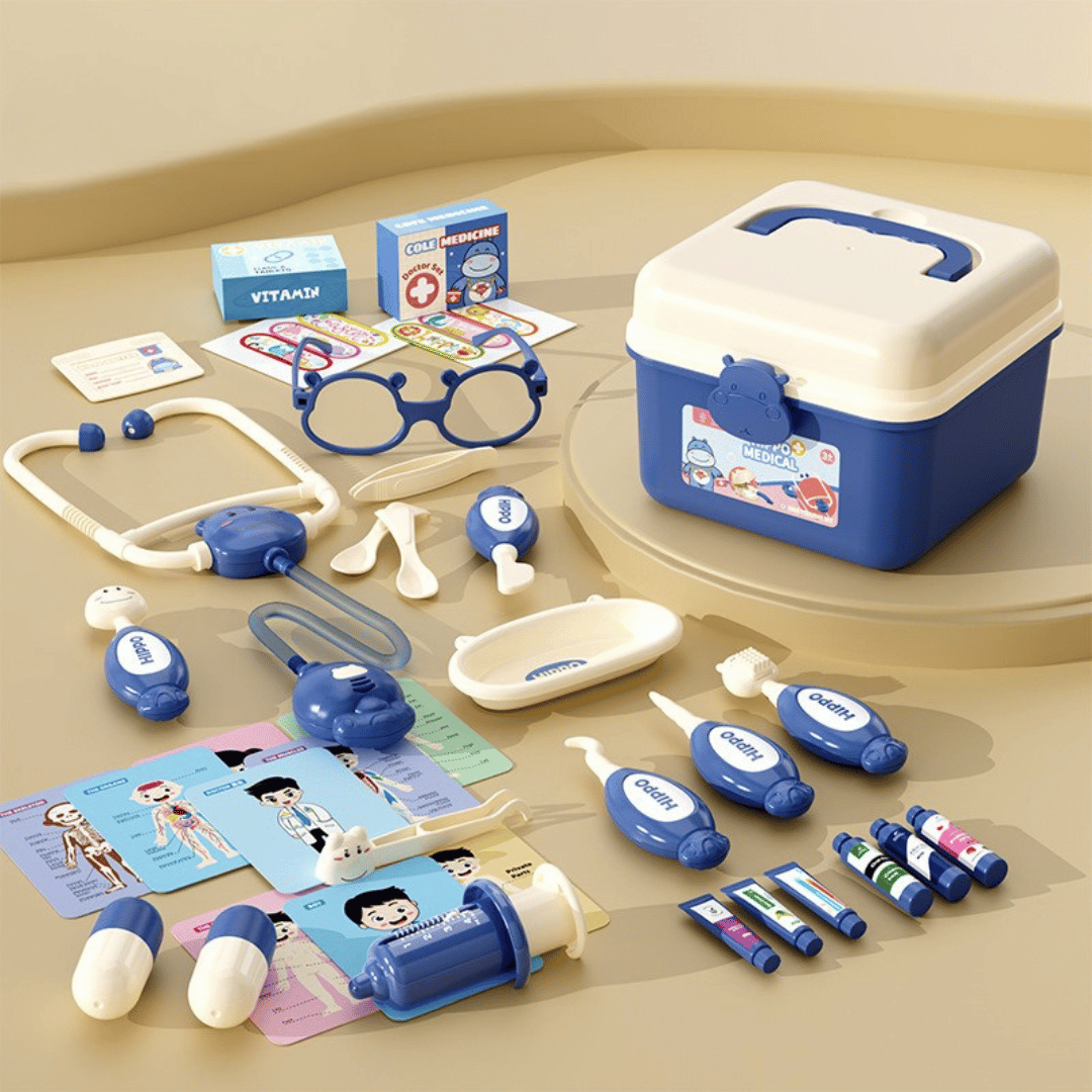 Hippo Doctors Set™ - Mini docteurs en action - Malette de docteur pour enfants