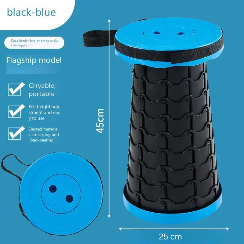 QuickSit - Rapide et solide - Tabouret pliant coloré